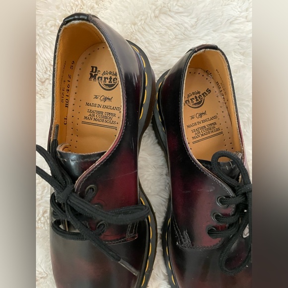 Vintage, Burgundy, Made in England, Dr. Martens - Picture 6 of 10